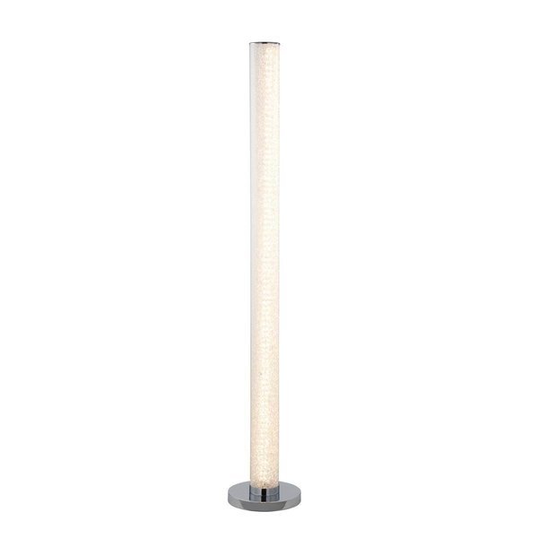 49 in. 12V LED Illuminati White Crystal Sandrocks Column Floor Lamp - 360 Piece, Cling, Mfr#: CL2629528